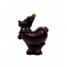 Renne en chocolat noir